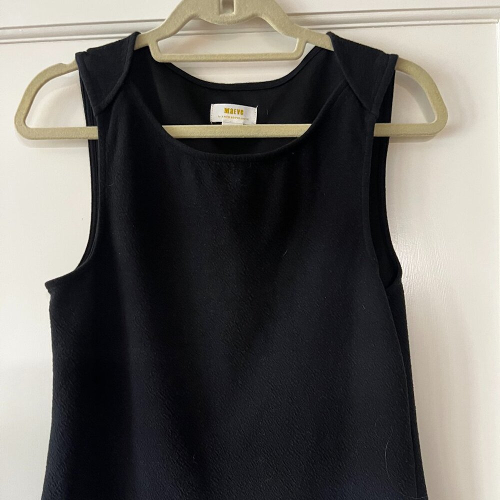 Anthropologie Black Sleeveless Shirt